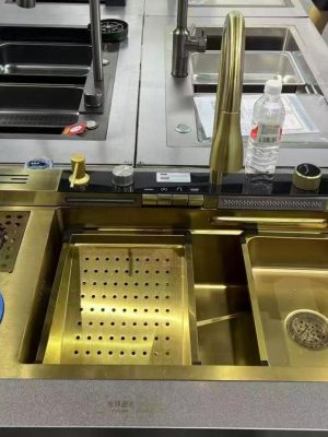 Lüks Gold Akıllı Eviye