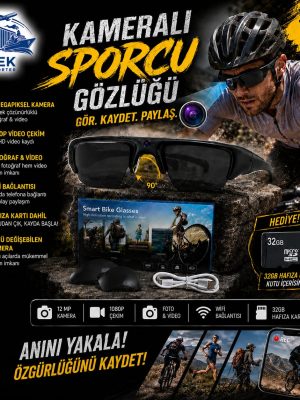 Kameralı Sporcu Gözlüğü